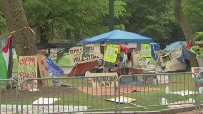 UPenn's encampment enters week two. Protesters not leaving and president says campus is less safe