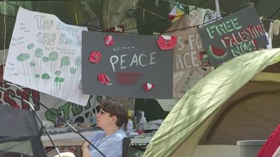 Penn leaders met with pro-Palestinian student protesters as encampment goes into week 2