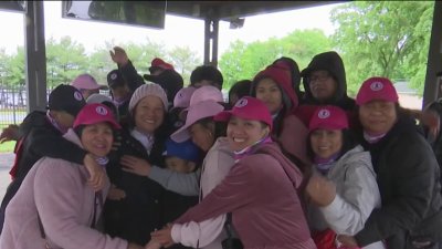 Moms celebrated Mother's Day with the annual Susan G. Komen Breast Cancer Walk