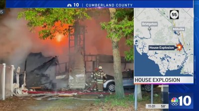 Fire tears through NJ house after it exploded, shook neighbors awake