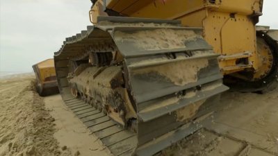 Contractors work to restore NJ beaches ahead of Memorial Day weekend