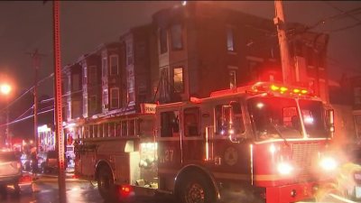 Fire burns through North Philly funeral home