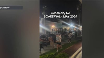 Boardwalk chaos at the Jersey Shore during Memorial Day weekend