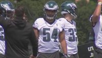 54! Eagles rookie Jeremiah Trotter Jr. dons same number as his legendary dad