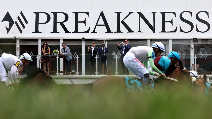 Preakness Stakes sign