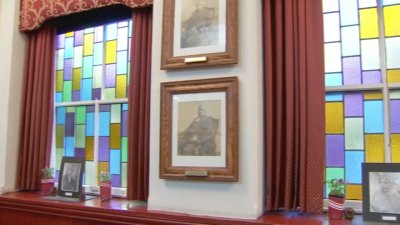 Historic Philly church shows off new windows after vandal struck