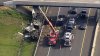 Truck crashes into NJ Turnpike overpass, causes lane closure