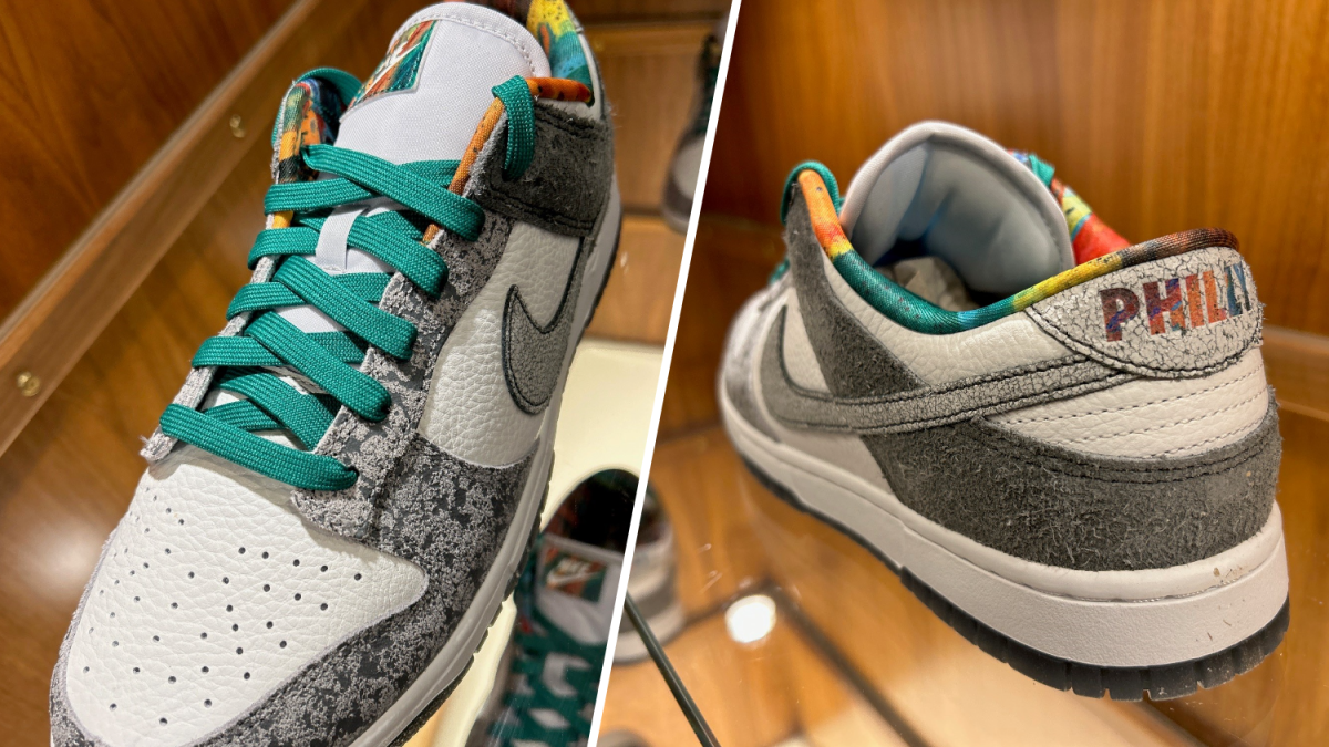 What's new with Phillies' Philly-themed Nike Dunk Lows What's new with Phillies' Philly-themed Nike Dunk Lows