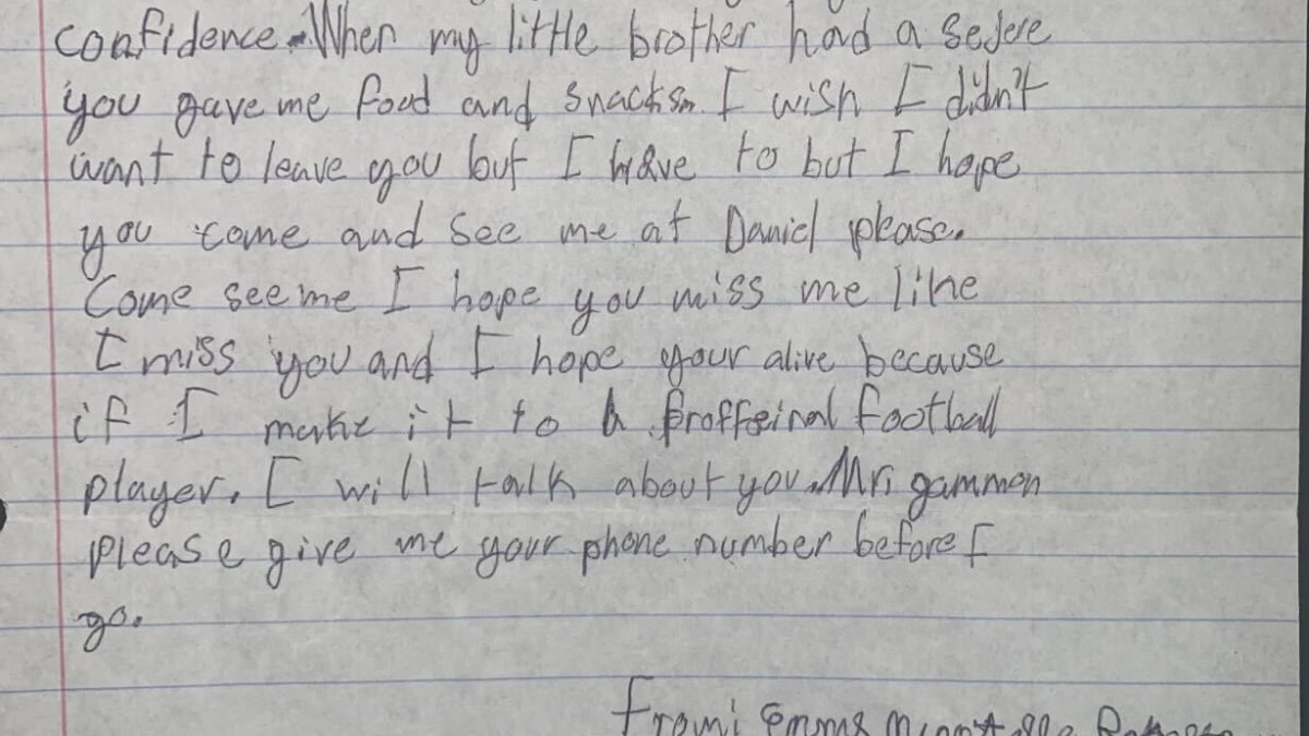 NFL rookie Ennis Rakestraw, Jr.’s letter thanking teacher goes viral NBC10 Philadelphia