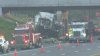 Truck crashes into NJ Turnpike overpass, causes lane closure