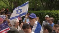 Counter-protestors march on Penn, call for end to pro-Palestinian encampment