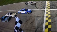 Larson edges Buescher at the line in closest finish in NASCAR Cup Series history