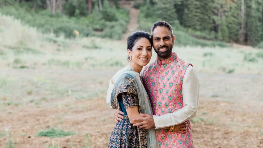Ramit Sethi and his wife, Cassandra.