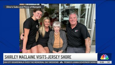 Here's why Hollywood legend Shirley MacLaine is at Jersey Shore