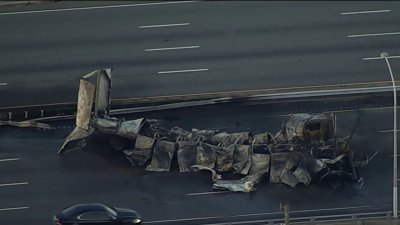 Truck fire causes heavy delays on I-95 in Philly