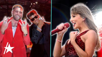 Taylor Swift cheers on Travis Kelce during Super Bowl ring ceremony