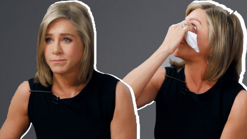Jennifer Aniston cries looking back at time on ‘friends'