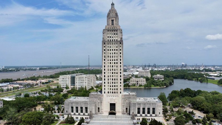 FILE - The Louisiana Capitol is seen, April 4, 2023, in Baton Rouge, La.