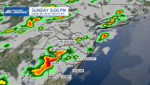 A look at possible Sunday storm activity.