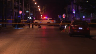 Philadelphia police investigating shooting on Wyalusing Ave late Thursday night.
