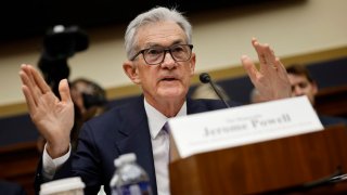 Federal Reserve Bank Chairman Jerome Powell testifies before the House Financial Services Committee in the Rayburn House Office Building on Capitol Hill on March 06, 2024 in Washington, DC. 