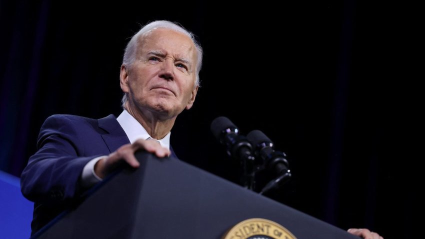 File. U.S. President Joe Biden looks on at the 115th NAACP National Convention in Las Vegas, Nevada, U.S., July 16, 2024. 