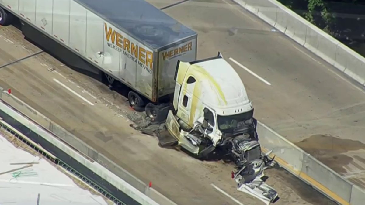 Crash involving 2 trucks, SUV closes I-78 – NBC10 Philadelphia