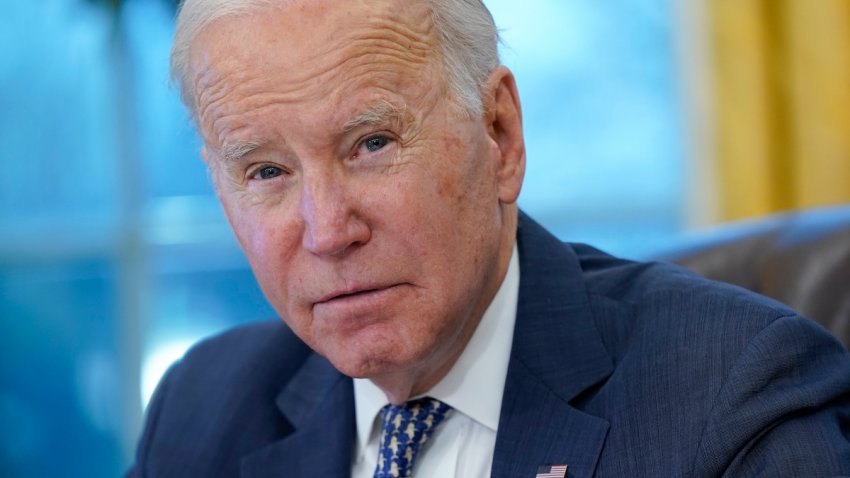 FILE – President Joe Biden participates in a briefing in the Oval Office of the White House, Dec. 22, 2022, in Washington. In the ensuing two years following the pandemic, as inflation slowed but persisted, the confidence Biden hoped to instill steadily waned. And when he showed his age in a disastrous debate in June against Donald Trump, he lost the benefit of the doubt as well. That gave him the legacy of having built the legislative scaffolding of a renewed America without convincing voters that better days were ahead. (AP Photo/Patrick Semansky, File)