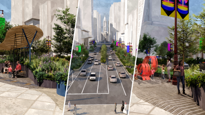 Philadelphia's Avenue of the Arts is looking to become greener. Check out the renderings