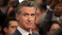 ATLANTA, GEORGIA – JUNE 27: Gov. Gavin Newsom (D-CA) speaks to reporters in the spin room following the CNN Presidential Debate between U.S. President Joe Biden and Republican presidential candidate, former U.S. President Donald Trump at the McCamish Pavilion on the Georgia Institute of Technology campus on June 27, 2024 in Atlanta, Georgia. President Biden and former President Trump are faced off in the first presidential debate of the 2024 campaign. (Photo by Andrew Harnik/Getty Images)