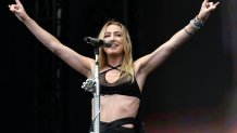 CHICAGO, ILLINOIS - AUGUST 06: Ingrid Andress performs during Lollapalooza at Grant Park on August 06, 2023 in Chicago, Illinois. (Photo by Tim Mosenfelder/Getty Images)