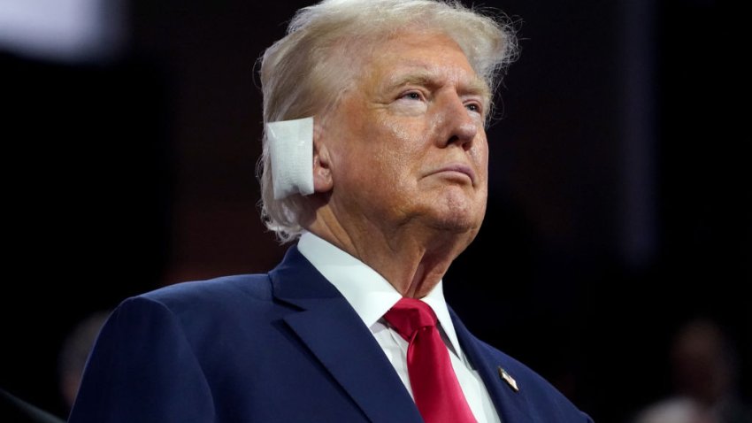 File. Former US President Donald Trump during the Republican National Convention (RNC) at the Fiserv Forum in Milwaukee, Wisconsin, US, on Monday, July 15, 2024. Former President Donald Trump tapped JD Vance as his running mate, elevating to the Republican presidential ticket a venture capitalist-turned-senator whose embrace of populist politics garnered national attention and made him a rising star in the party.