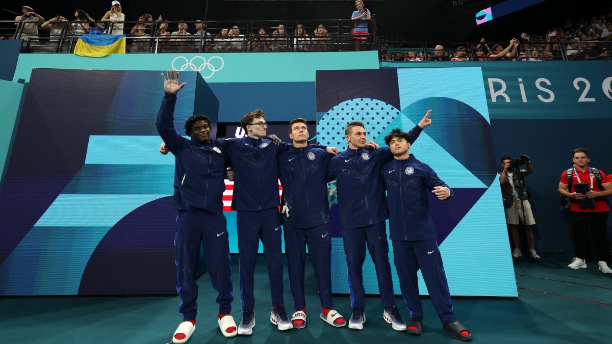 Men’s gymnastics team final US stuns with medal finish NBC10