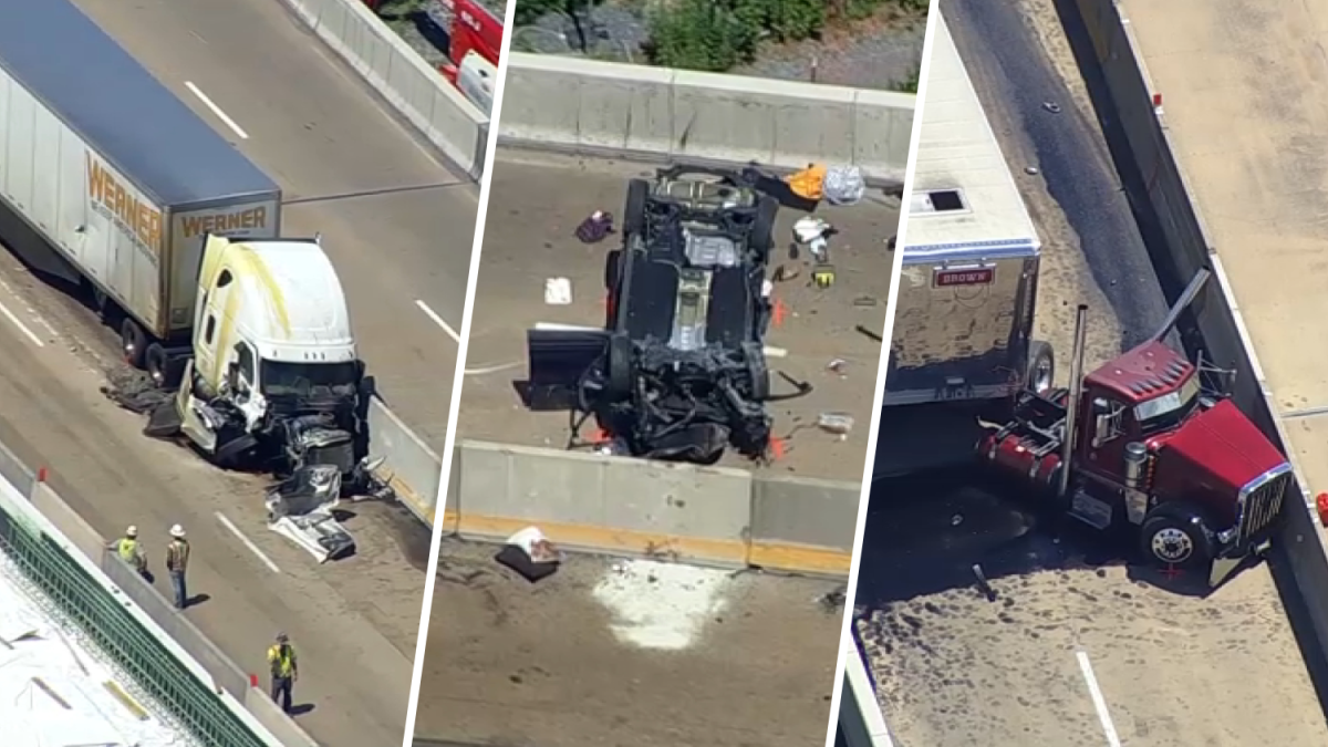 Multi-vehicle crash involving trucks closes I-78 in Hamburg, Pa ...