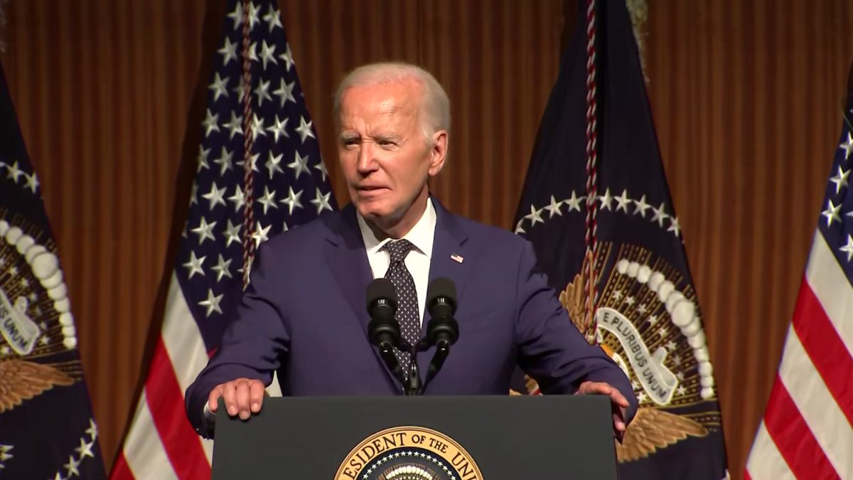 Biden is pivoting to his legacy. He spoke Monday at the LBJ