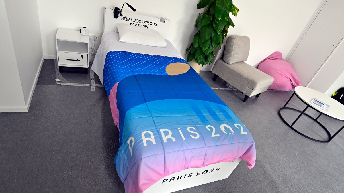 Cardboard beds for 2024 Olympic Village in Paris unveiled NBC10