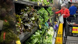 A customer shops at a Safeway store on June 11, 2024 in San Francisco, California.