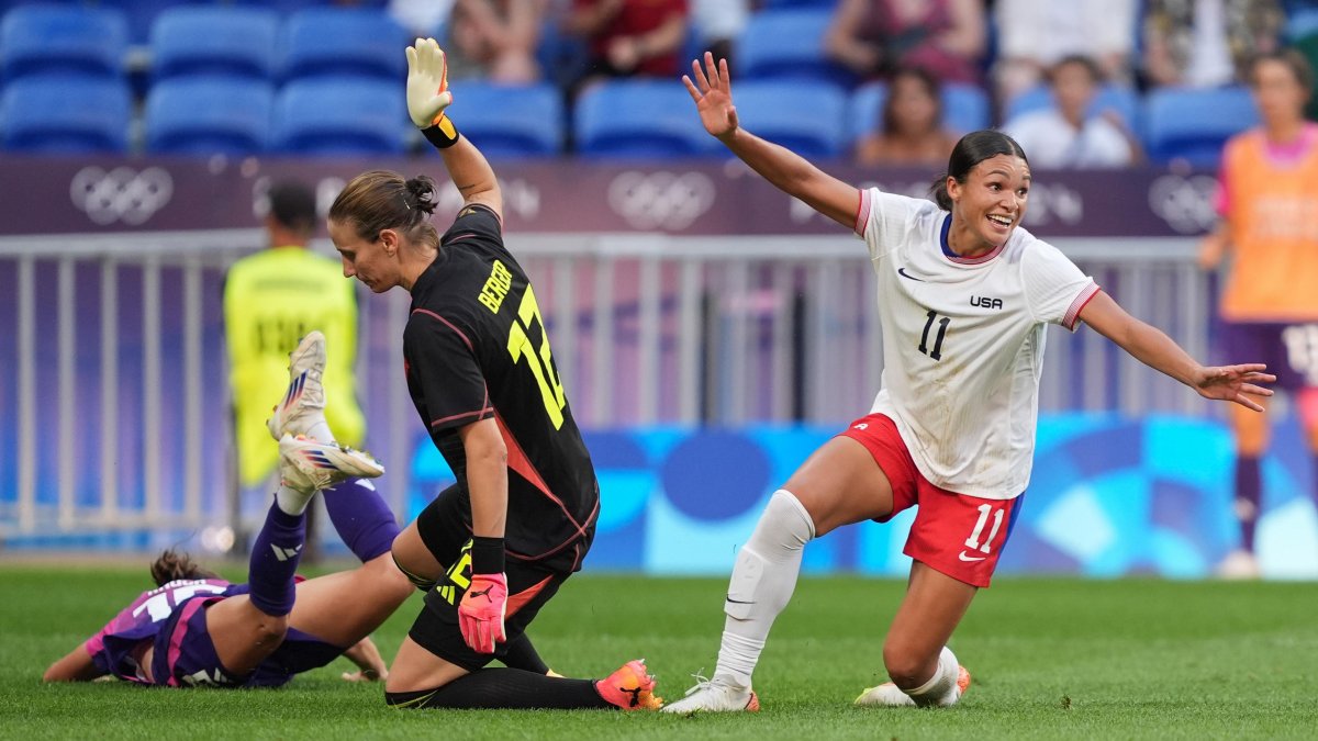 USWNT defeats Germany 10 in soccer semifinal at 2024 Olympics NBC10