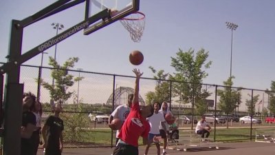 ‘Transitioning from summer to school': Kids get to hoop at Philly basketball camp ahead of school