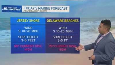 Shorecast: High rip current risk