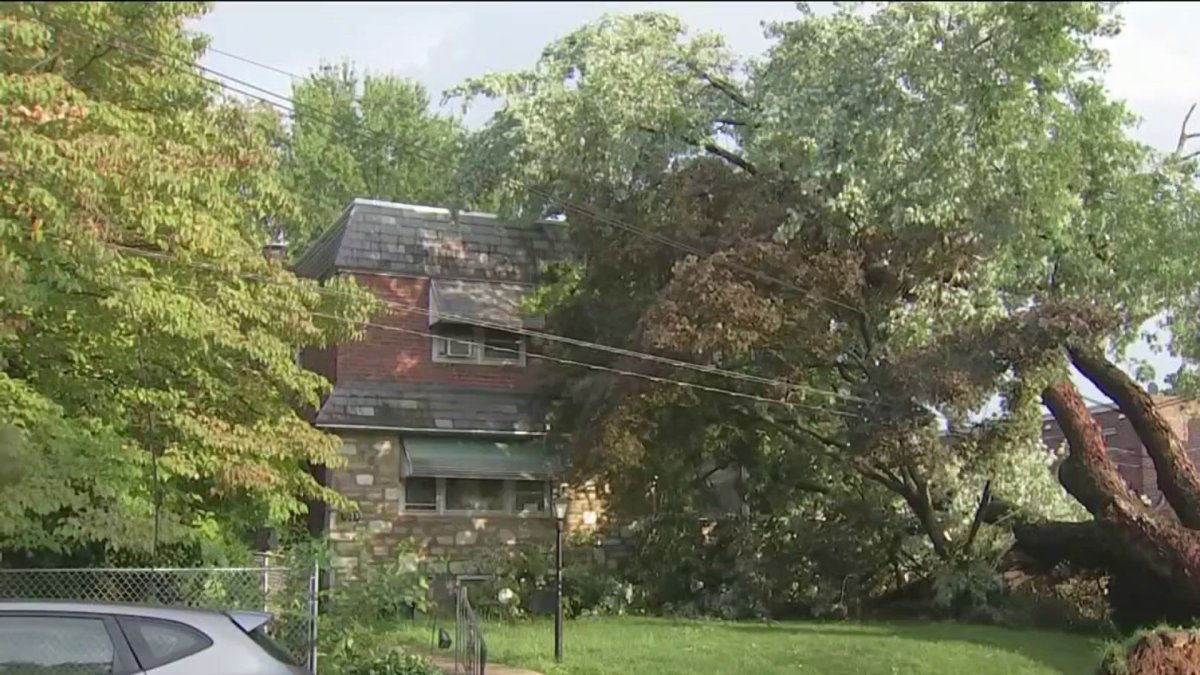 Severe thunderstorms passed through parts of Pa., NJ and Del. NBC10