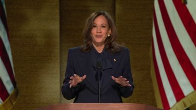 VP Kamala Harris officially accepts Democratic Party's nomination