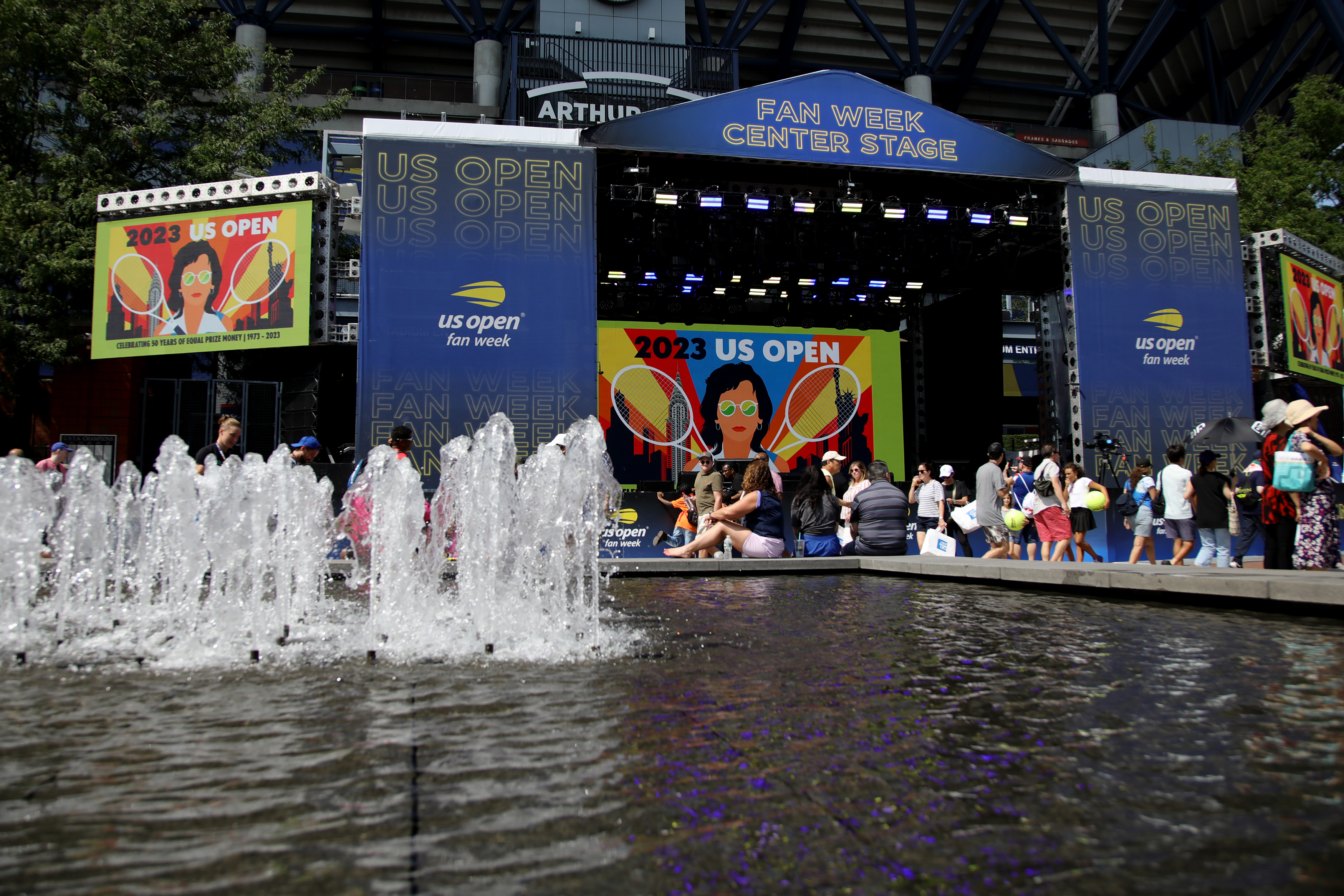 How to attend 2024 US Open Fan Week, free tennis matches, events