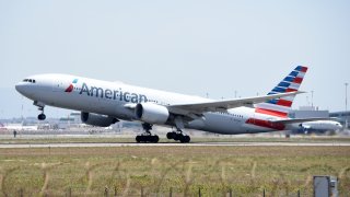 Aircraft at the international airport of Fiumicino