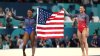 Simone Biles wins historic sixth gold in individual all-around, as Suni Lee takes bronze