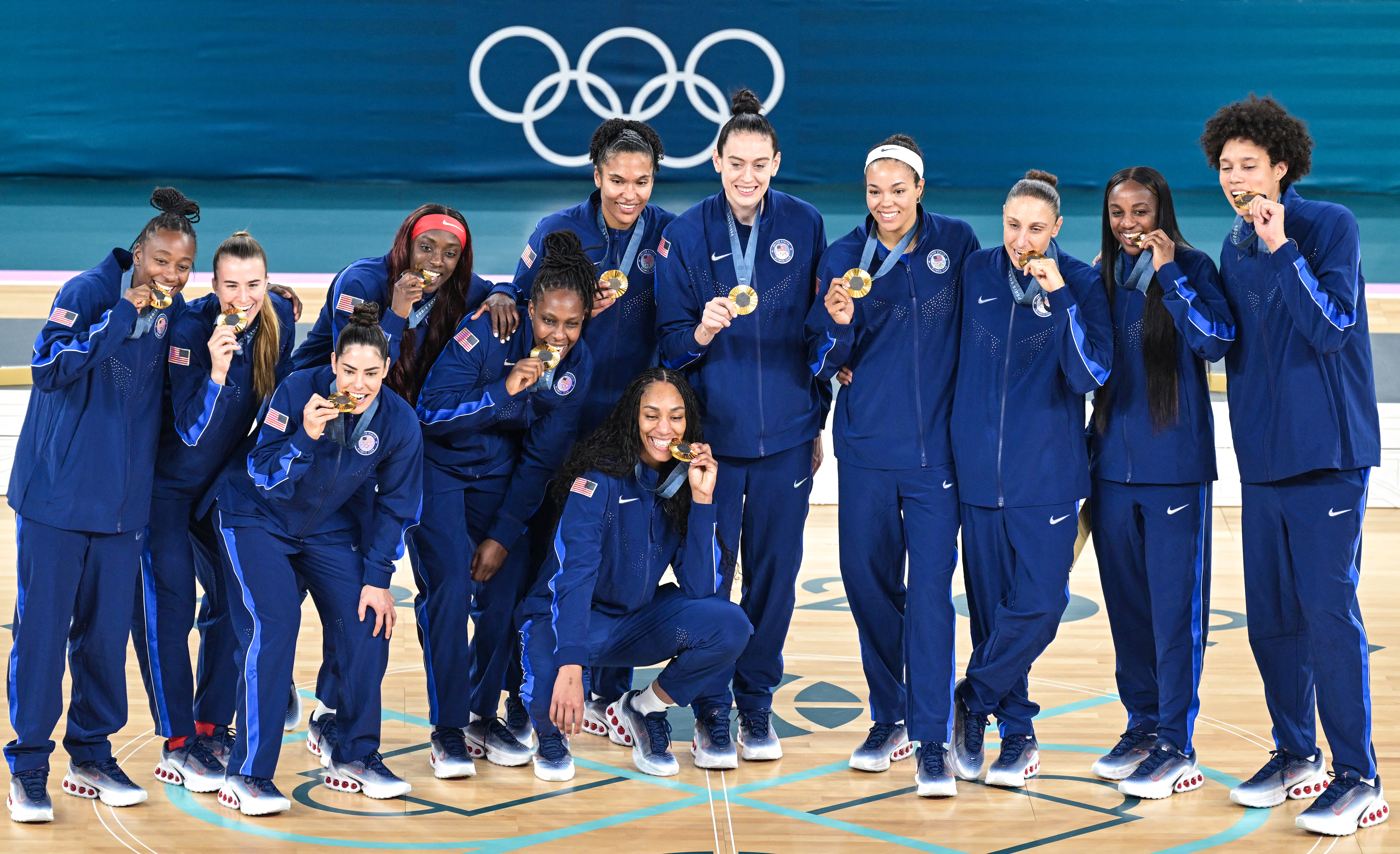 Gold medallists Team USA