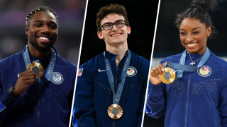 Noah Lyles, Stephen Nedoroscik and Simone Biles