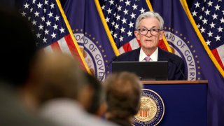 Federal Reserve Chairman Jerome Powell speaks during a news conference following the September meeting of the Federal Open Market Committee at the William McChesney Martin Jr. Federal Reserve Board Building on September 18, 2024 in Washington, DC. 