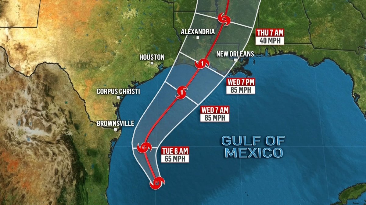 Tropical Storm Francine strengthens in Gulf of Mexico – NBC10 Philadelphia
