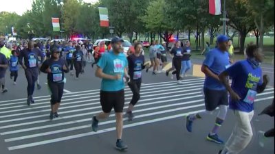 Getting ready for the Philadelphia Distance Run